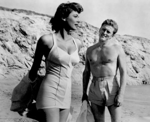 Ruth Roman e Kirk Douglas em O Invencícel