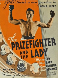 boxe the prizefighterand the Lady poster