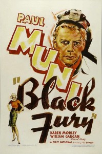 paul muni black fury poster