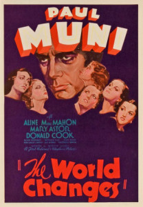 paul muni the woeld changes poster