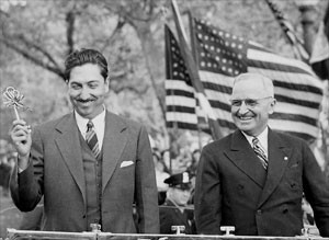 Miguel Alemán Valdéz e o presidente Truman
