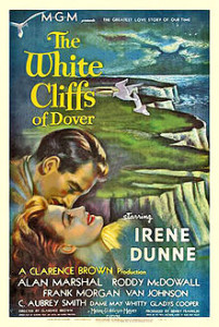 brown white cliffs of dover poster melhor