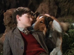 Roddy MacDowall e Lassie em A Força do Coração