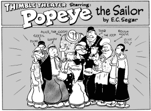 popeye posrter segar