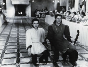 Arlettey e Alain Cuny em os Visitantes da Noite