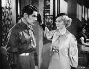 Paul Muni e Bette Davis em A Barreira