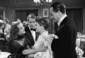 Bette Davis, Gary Merrill, Anne Baxter e George Sanders em A Malvada