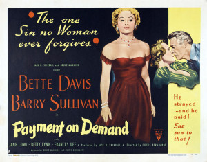 bette payment on demand poster