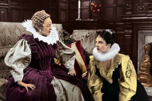 Bette Davis e Joan Collins em A Rainha Virgem