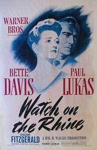 bette watch on the rhine poster