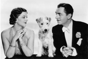 Myrna Loy e William Powell como Nora e Nick Charles