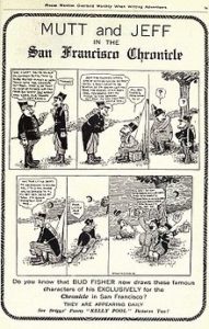 Mutt e Jeff no San Francisco Chronicle
