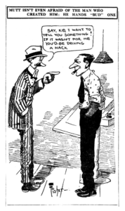 Mutt e seu criador Bud Fisher