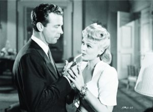 Dick Powell e Claire Trevor em Até a Vista, Querida