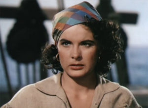 Jean Peters em A Vingança dos Piratas