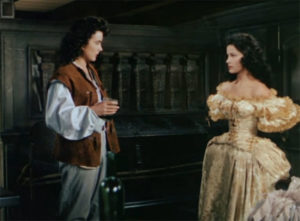 Jean Peters a Debra Paget em A Vingança dos Piratas