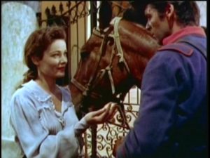 Gene Tierney e Rory Calhoun em O Gaúcho